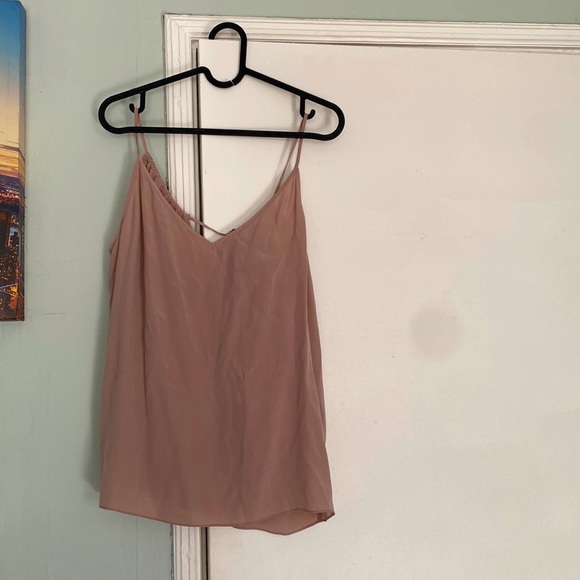 ❤️❤️ 100% Silk Muave Light Pink Purple Tank Top - Picture 1 of 3
